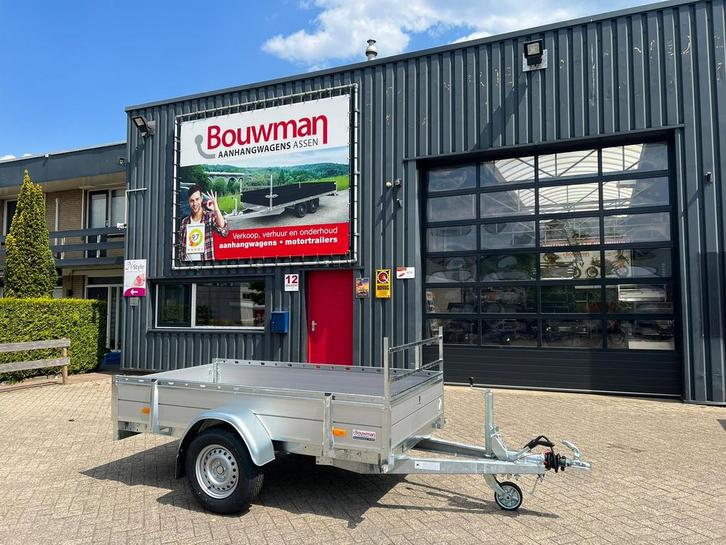 Hapert Enkelasser Azure L-1 250x130 1350Kg Fastmover, Auto diversen, Aanhangers en Bagagewagens, Ophalen of Verzenden