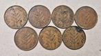 Palestina. British Mandate 7 coins 2 mil 1927-1946 (Zonder