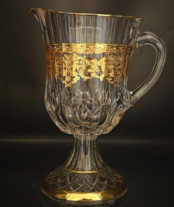 ISMIE LUX - Kan - kostbare karaf in goud - Kristal, Goud, Antiek en Kunst, Antiek | Meubels | Tafels