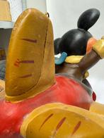 Disney - Beeld, Mickey Mouse Airplane - 30 cm - Hars - 1990, Verzamelen, Nieuw