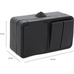 Q-LINK - Wandcontactdoos - Opbouw - 1-voudig Stopcontact -, Ophalen of Verzenden, Nieuw