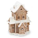 Kerstdorp | Lumineo | Bruin huisje met glitters  (Besneeuwd), Diversen, Kerst, Verzenden, Nieuw