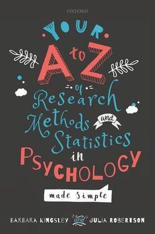 Your A to Z of Research Methods and Statistics in Psychology, Boeken, Overige Boeken, Zo goed als nieuw, Verzenden