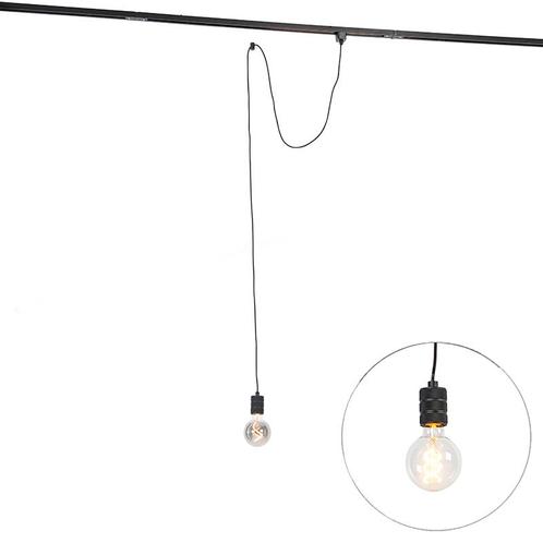 Hanglamp zwart voor railsysteem 1-fase - Iconic Cavalux, Huis en Inrichting, Lampen | Spots, Nieuw, Overige materialen