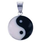 Zilveren Yin Yang ketting hanger - 12 mm, Sieraden, Tassen en Uiterlijk, Kettinghangers, Verzenden, Nieuw