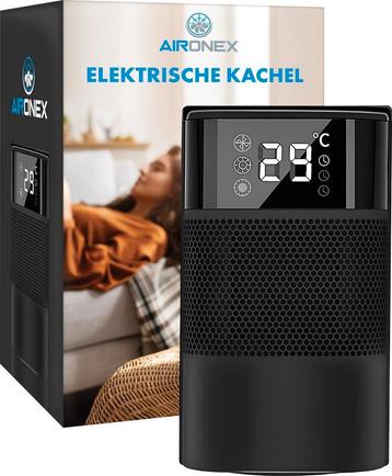 2dekans | Keramische Elektrische Kachel van Aironex - Zwarte beschikbaar voor biedingen
