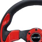 NRG Reinforced Steering Wheel (320mm) Blk w/Red Trim & 5mm, Auto-onderdelen, Banden en Velgen, Ophalen of Verzenden, Nieuw