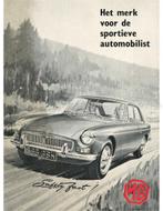 1966 MG PROGRAMMA BROCHURE NEDERLANDS, Boeken, Auto's | Folders en Tijdschriften, Nieuw, Author
