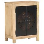 vidaXL Dressoir 60x35x75 cm massief mangohout, Verzenden, Nieuw, 50 tot 100 cm, 25 tot 50 cm