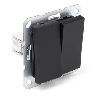 Schakelaar | Q-link | S-Line (Inbouw, Serie, Zwart), Doe-het-zelf en Verbouw, Elektra en Kabels, Nieuw, Verzenden