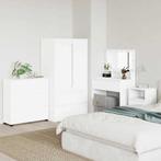 vidaXL Opbergkast Hoogglans wit 80 x 48 x 57 cm Bewerkt hout, Huis en Inrichting, Kasten | Overige, Verzenden, Nieuw