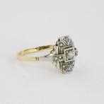 Ring - 18 karaat Geel goud - 0.50ct. tw. Diamant, Sieraden, Tassen en Uiterlijk, Ringen, Nieuw