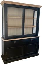 Buffetkast zwart Zaandam 160cm eiken natuur interieur, Huis en Inrichting, Ophalen of Verzenden, Nieuw