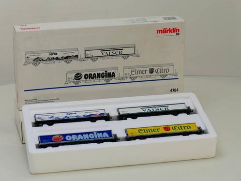 Schaal H0 Märklin 4784 Set van vier koelwagens #3551, Hobby en Vrije tijd, Modeltreinen | H0, Overige typen, Gebruikt, Märklin