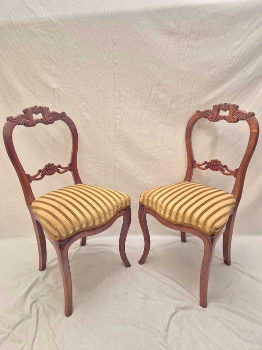 Fauteuil - Set van Victoriaans Antieke - Hout, Antiek en Kunst, Curiosa en Brocante