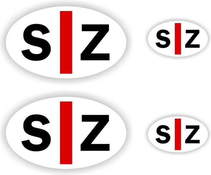 SZ slecht ziende Embleem stickers (921.44), Diversen, Verpleegmiddelen, Nieuw, Verzenden