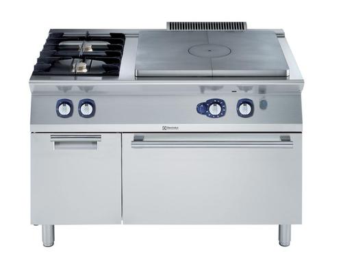 FORNUIS, GASGLOEIPLAAT, 2 BRANDERS, GAS OVEN, KAST, 1200 MM, Zakelijke goederen, Horeca | Keukenapparatuur, Verzenden