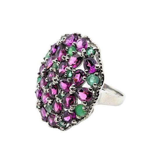 Zonder Minimumprijs - Ring Verguld, Zilver Rhodoliet -, Sieraden, Tassen en Uiterlijk, Ringen