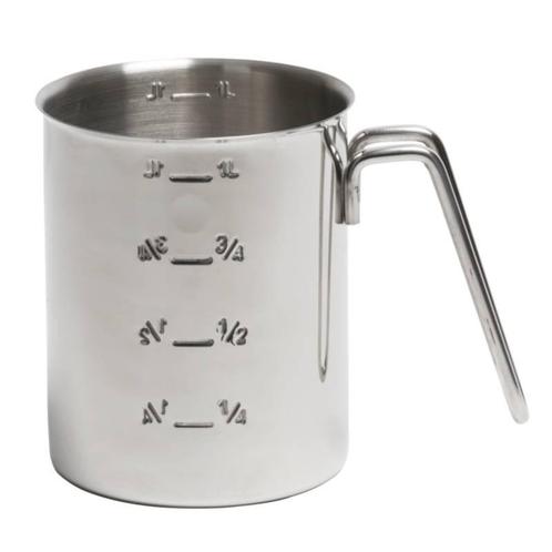 Maatbeker RVS met maatverdeling | 1 Liter, Zakelijke goederen, Horeca | Overige, Verzenden