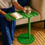 Bijzettafel Nastätten 50x50x38 cm appelgroen [en.casa], Huis en Inrichting, Tafels | Bijzettafels, Verzenden, Nieuw