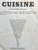 M. Burnet - Dictionnaire de cuisine et déconomie ménagère,, Antiek en Kunst, Antiek | Boeken en Bijbels