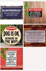 Humor op je werk - Grappig en nuttige tekst bordjes, Verzenden, Nieuw