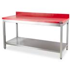 HCB Snijtafel - 160 cm - RVS - Polyethylene, Verzenden, Nieuw in verpakking, RVS Meubilair