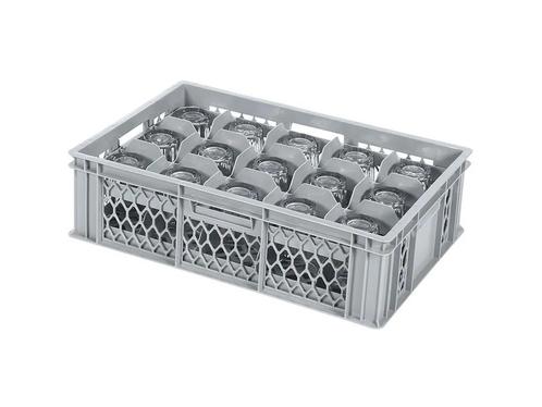 BASIC glazenkrat - 600 x 400 x H 171 mm voor 15 glazen -, Diversen, Overige Diversen, Nieuw, Ophalen of Verzenden