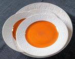 Italian Whitestone - Gebak/taartset (7) - Mondovì - Keramiek, Antiek en Kunst, Antiek | Meubels | Tafels