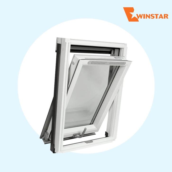 Winstar dakraam wit, Doe-het-zelf en Verbouw, Glas en Ramen, Nieuw, Verzenden