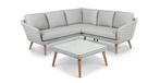 Hoek Loungeset  - MIRA - Wicker - Lichtgrijs - The Outsider, Tuin en Terras, Tuinsets en Loungesets, Verzenden, Nieuw