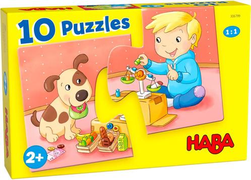 10 Puzzels - Mijn Speelgoed | Haba - Kinderspellen, Hobby en Vrije tijd, Gezelschapsspellen | Bordspellen, Nieuw, Verzenden