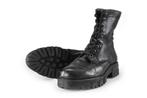 Cafe Moda Veterboots in maat 38 Zwart | 10% extra korting, Kleding | Dames, Schoenen, Verzenden, Zwart, Cafe Moda, Overige typen