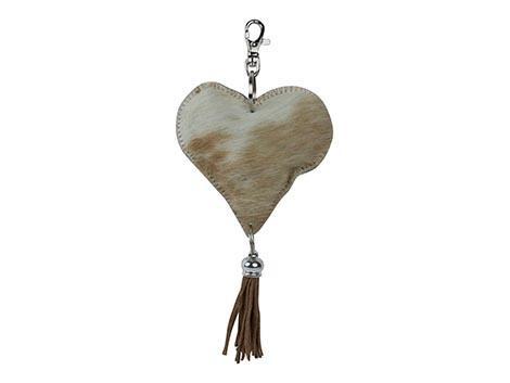 sleutelhanger hart bruin 10cm, Huis en Inrichting, Woonaccessoires | Overige, Verzenden