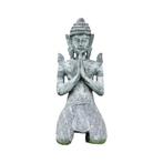 Tempelwachter - polystone beeld - 76 cm - wit/grijs, Ophalen of Verzenden, Nieuw