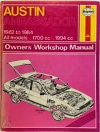 Austin Ambassador 1982 to 1984 Owners Workshop Manual, Nieuw, Verzenden