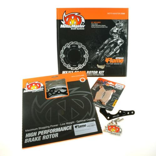 Moto Master Flame voor remschijf 270mm + remblokken + adapte, Motoren, Onderdelen | Overige, Nieuw, Verzenden