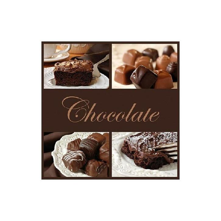 Ambiente - Lunch servet - Chocolate, Hobby en Vrije tijd, Knutselen, Nieuw, Verzenden