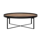 *WOONWINKEL* DTP Home Highlight Pluto Ronde Salontafel Teak, Huis en Inrichting, Tafels | Salontafels, Verzenden, Nieuw