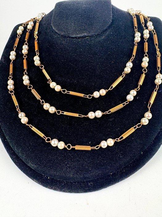 Halsketting - 14 karaat Geel goud, Sieraden, Tassen en Uiterlijk, Kettingen