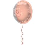 Folieballon 50 Jaar Elegant Blush - 45cm, Kleding | Dames, Ophalen of Verzenden, Nieuw