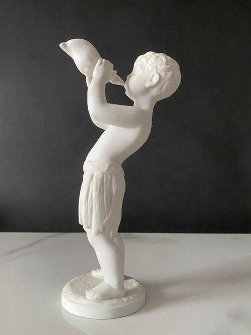 Unknown - Beeldje - Statua in ceramica bianca figurante un, Antiek en Kunst, Antiek | Glas en Kristal