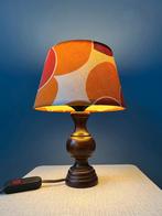 Vintage Space Age Table Lamp with Orange Textile Shade, Huis en Inrichting, Lampen | Tafellampen, Ophalen of Verzenden, Nieuw