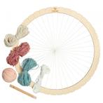 Micki Houten weefraam rond (30cm), Kinderen en Baby's, Speelgoed | Poppenhuizen, Ophalen of Verzenden, Nieuw