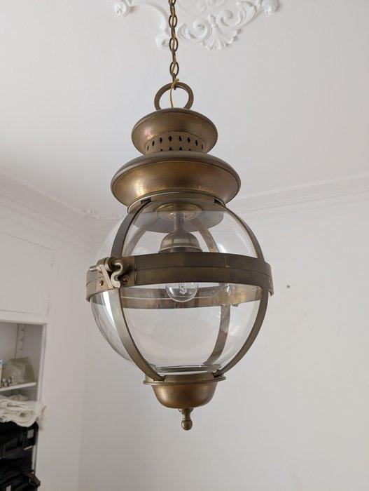 Kroonluchter - Glas, Brons - Massief brons, Antiek en Kunst, Antiek | Overige Antiek