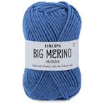 DROPS Big Merino Uni Colour - 07 denimblauw - Wol Garen, Hobby en Vrije tijd, Breien en Haken, Ophalen of Verzenden, Nieuw