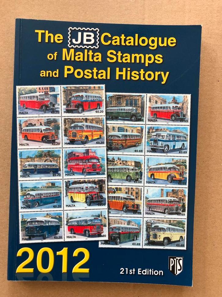 The JB Catalogue of Malta Stamps and Postal History 2012, Postzegels en Munten, Postzegels | Toebehoren, Catalogus, Ophalen of Verzenden