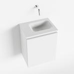 MONDIAZ OLAN 40cm toiletmeubel talc. LEX wastafel talc, Doe-het-zelf en Verbouw, Sanitair, Ophalen of Verzenden, Nieuw, Bad