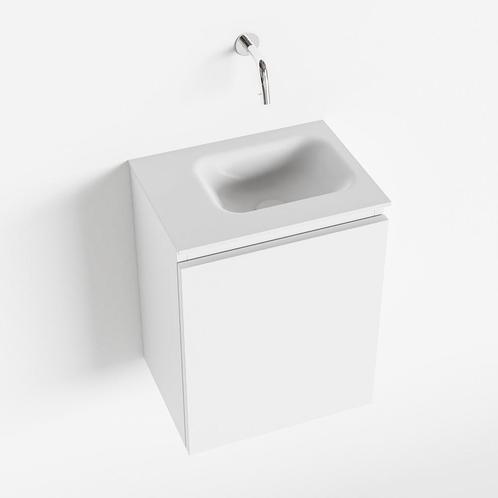 MONDIAZ OLAN 40cm toiletmeubel talc. LEX wastafel talc, Doe-het-zelf en Verbouw, Sanitair, Bad, Nieuw, Ophalen of Verzenden