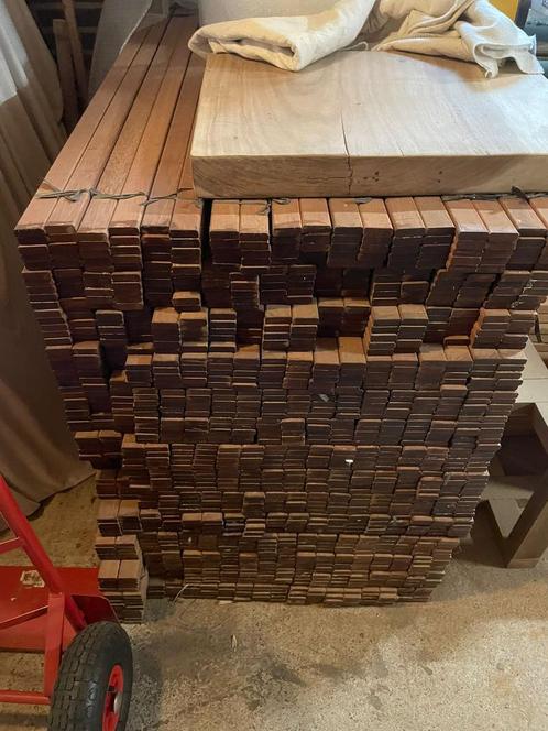 Hardhouten latten 120cm en 12mm bij 38mm, Doe-het-zelf en Verbouw, Hout en Planken, Minder dan 200 cm, Plank, Nieuw, Minder dan 25 mm